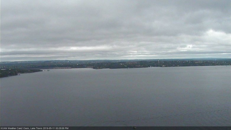 Lake Travis webcam, May 11, 2019 2:30 PM CT
