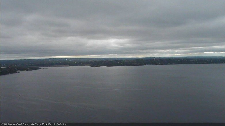 Lake Travis webcam, May 11, 2019 5:00 PM CT