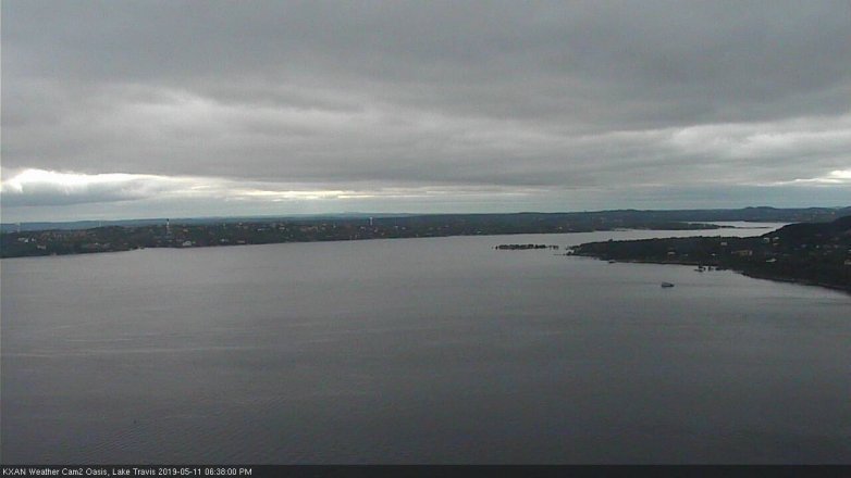 Lake Travis webcam, May 11, 2019 5:40 PM CT