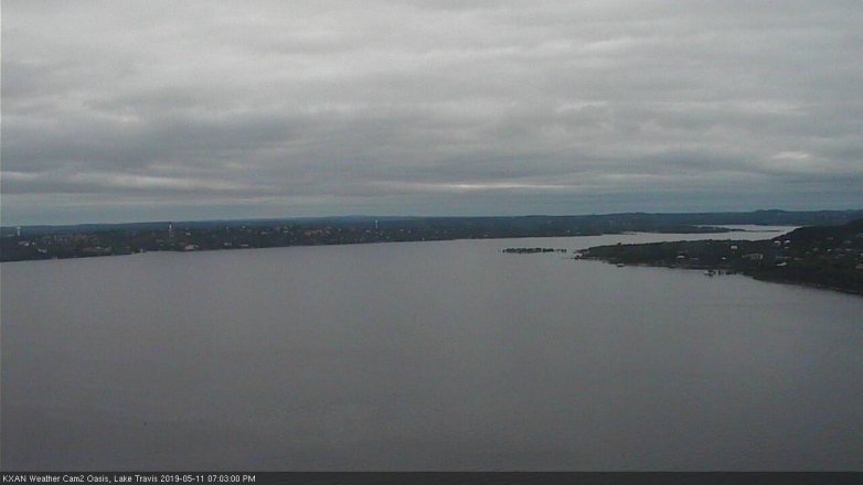 Lake Travis webcam, May 11, 2019 6:05 PM CT