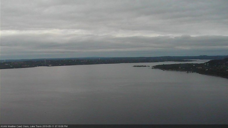 Lake Travis webcam, May 11, 2019 6:20 PM CT