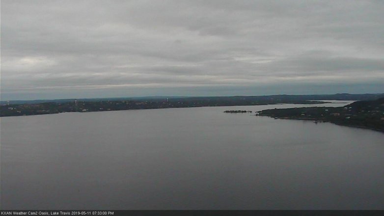 Lake Travis webcam, May 11, 2019 6:35 PM CT