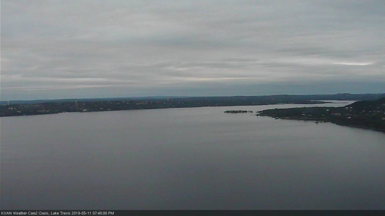 Lake Travis webcam, May 11, 2019 6:50 PM CT
