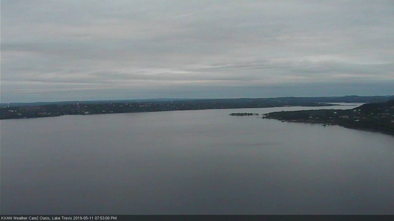 Lake Travis webcam, May 11, 2019 6:55 PM CT