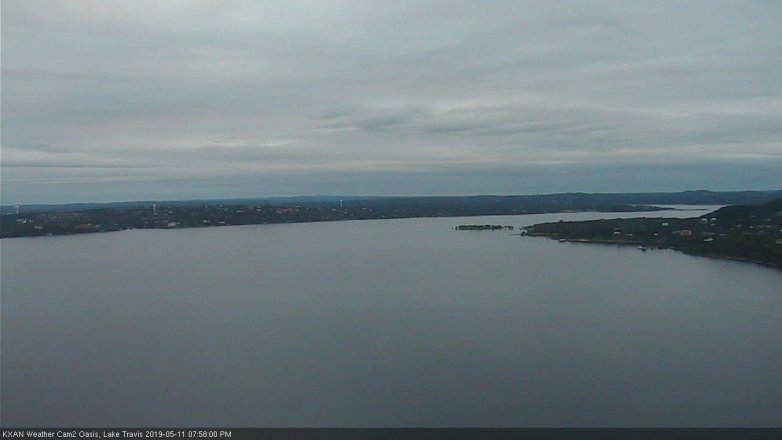 Lake Travis webcam, May 11, 2019 7:00 PM CT