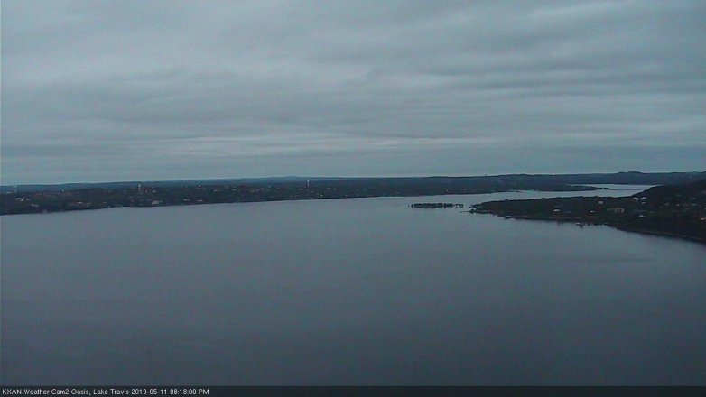 Lake Travis webcam, May 11, 2019 7:20 PM CT