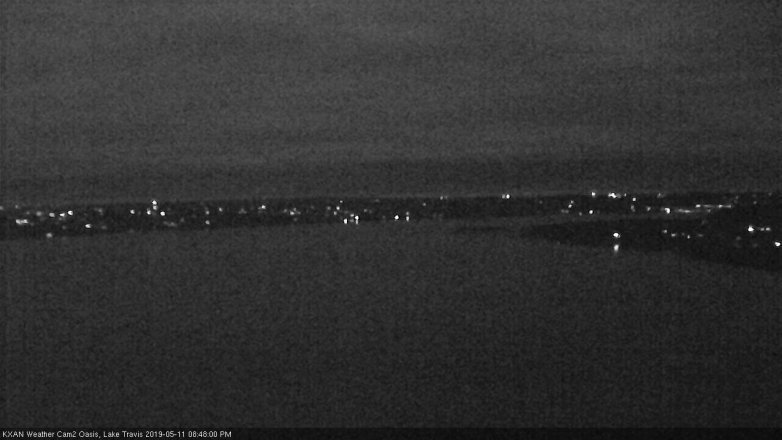 Lake Travis webcam, May 11, 2019 7:50 PM CT