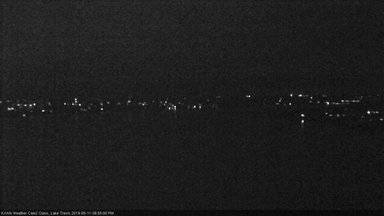 Lake Travis webcam, May 11, 2019 8:00 PM CT