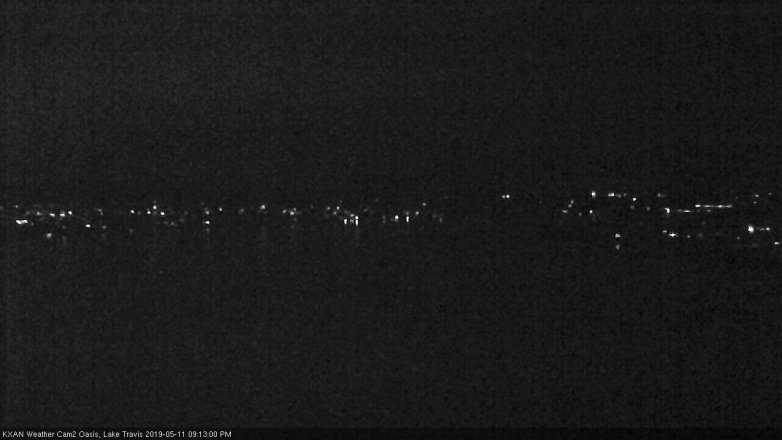 Lake Travis webcam, May 11, 2019 8:15 PM CT