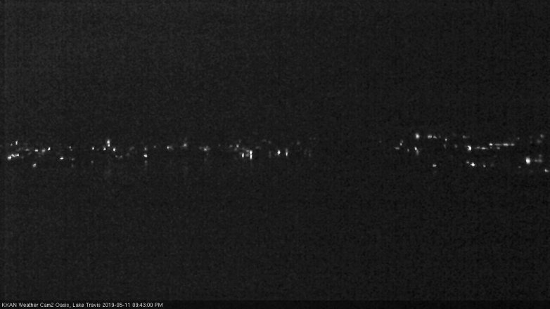 Lake Travis webcam, May 11, 2019 8:45 PM CT