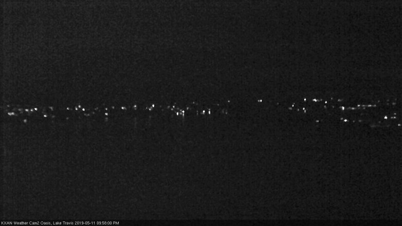 Lake Travis webcam, May 11, 2019 9:00 PM CT