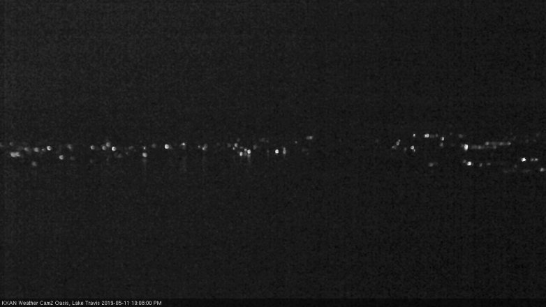 Lake Travis webcam, May 11, 2019 9:10 PM CT