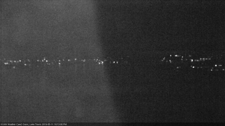 Lake Travis webcam, May 11, 2019 9:15 PM CT