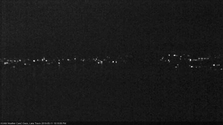 Lake Travis webcam, May 11, 2019 9:20 PM CT