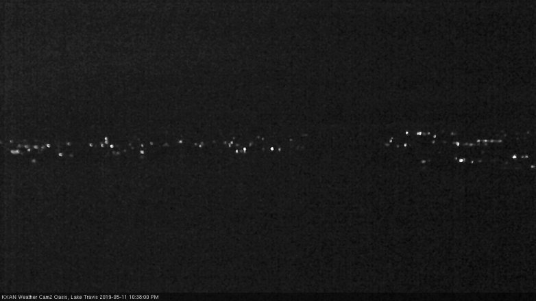 Lake Travis webcam, May 11, 2019 9:40 PM CT