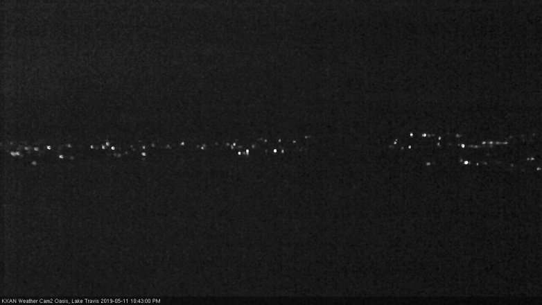 Lake Travis webcam, May 11, 2019 9:45 PM CT