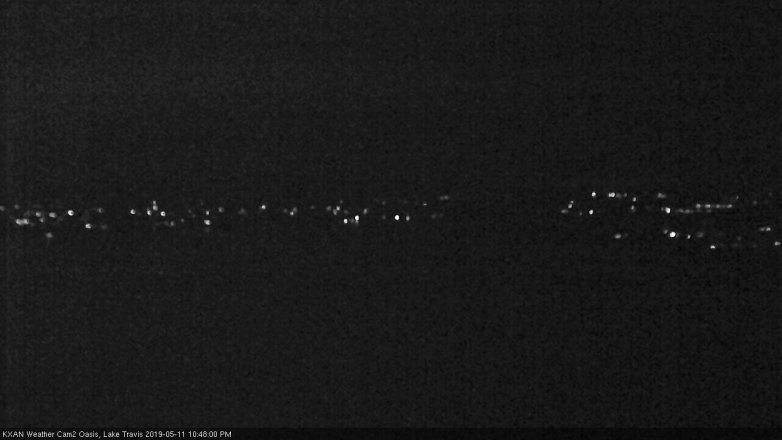 Lake Travis webcam, May 11, 2019 9:50 PM CT