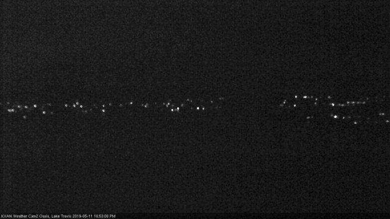 Lake Travis webcam, May 11, 2019 9:55 PM CT