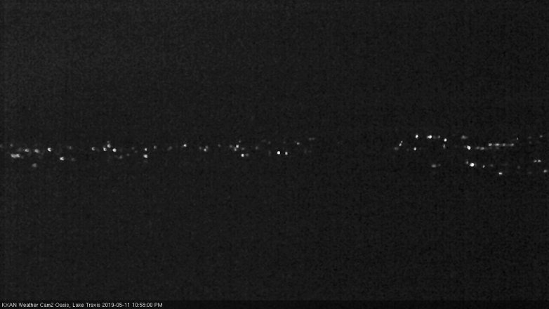 Lake Travis webcam, May 11, 2019 10:00 PM CT