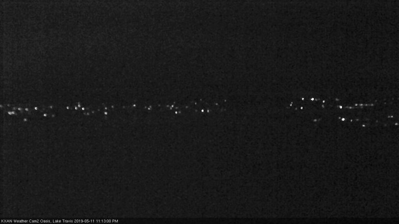 Lake Travis webcam, May 11, 2019 10:15 PM CT