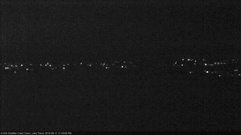 Lake Travis webcam, May 11, 2019 10:20 PM CT