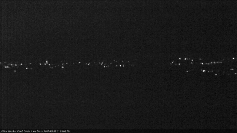 Lake Travis webcam, May 11, 2019 10:25 PM CT