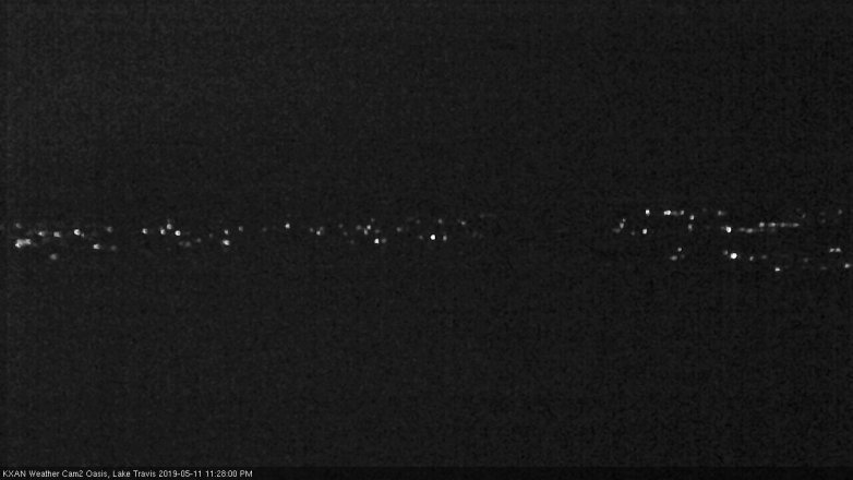 Lake Travis webcam, May 11, 2019 10:30 PM CT