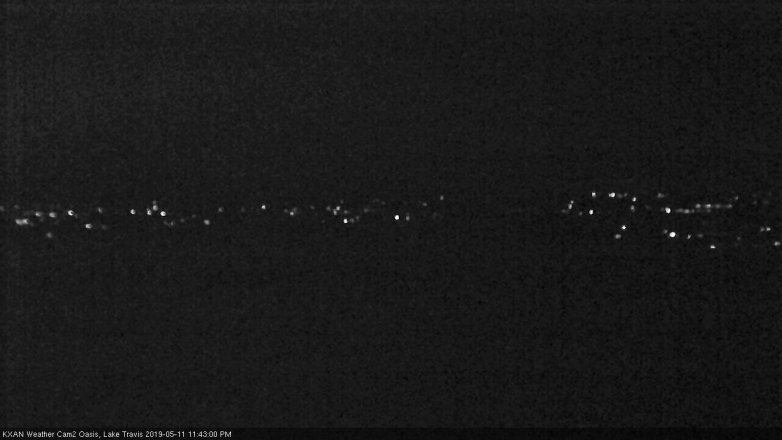 Lake Travis webcam, May 11, 2019 10:45 PM CT