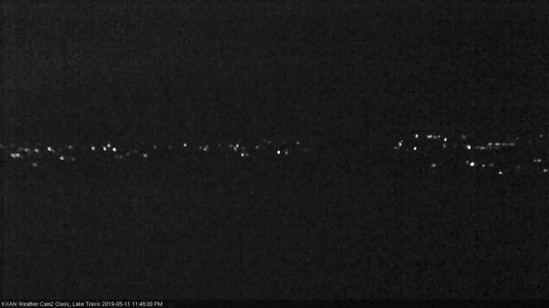 Lake Travis webcam, May 11, 2019 10:50 PM CT