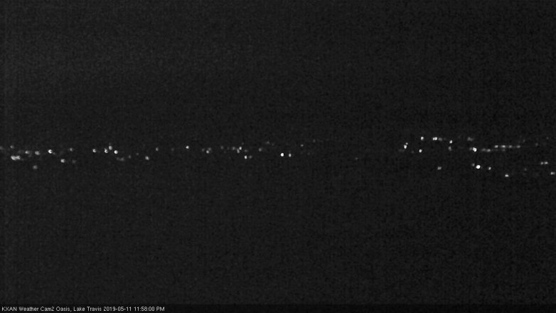 Lake Travis webcam, May 11, 2019 11:00 PM CT