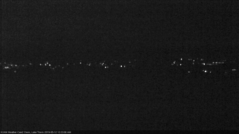 Lake Travis webcam, May 11, 2019 11:25 PM CT