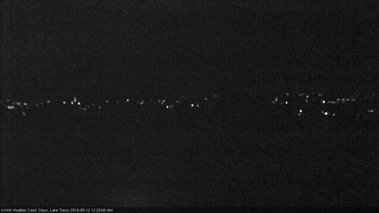 Lake Travis webcam, May 11, 2019 11:30 PM CT