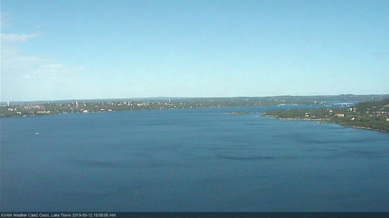 Lake Travis webcam, May 12, 2019 9:10 AM CT