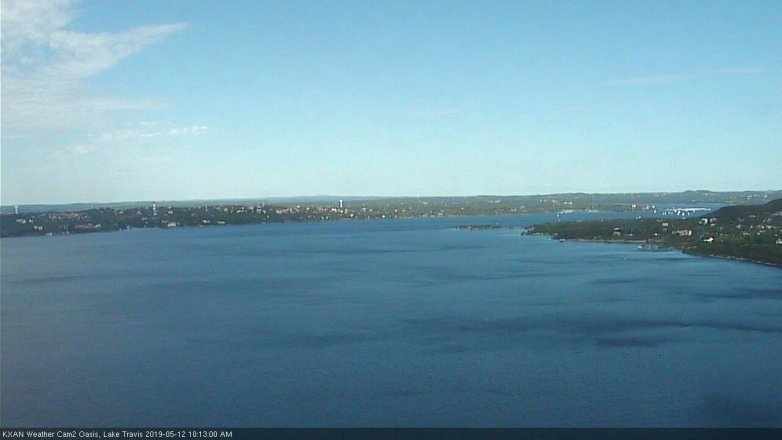 Lake Travis webcam, May 12, 2019 9:15 AM CT