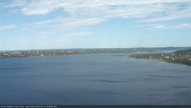Lake Travis webcam, May 12, 2019 9:40 AM CT