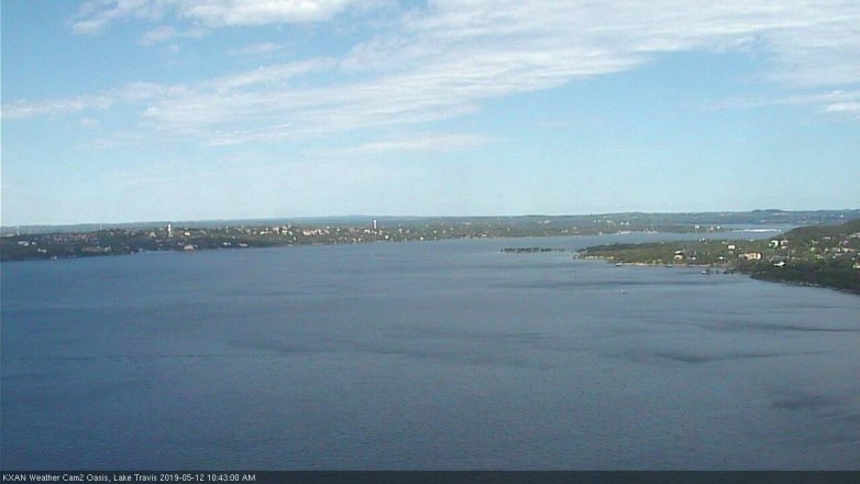 Lake Travis webcam, May 12, 2019 9:45 AM CT