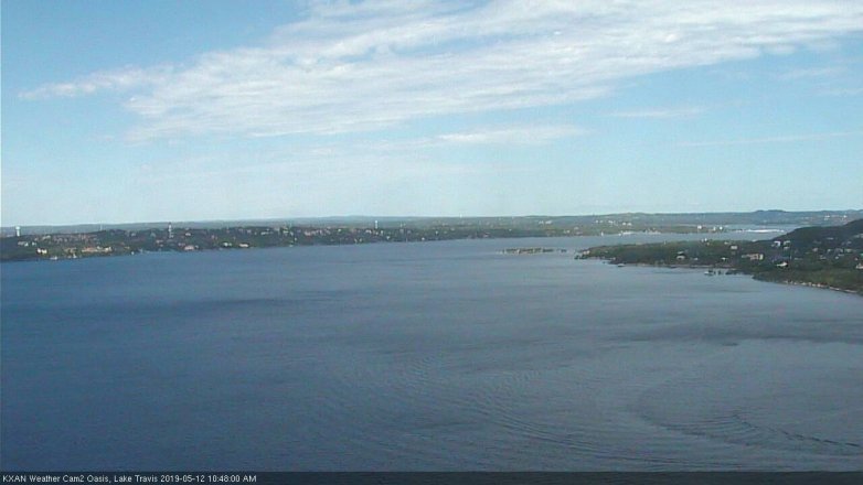 Lake Travis webcam, May 12, 2019 9:50 AM CT