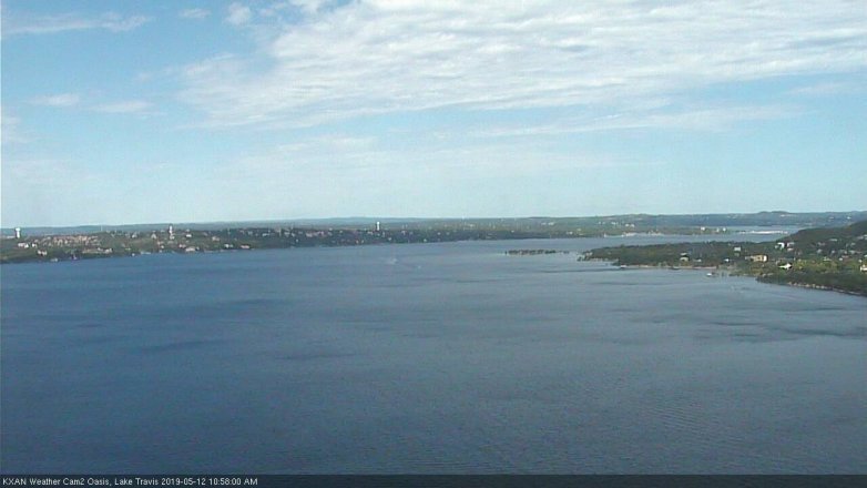 Lake Travis webcam, May 12, 2019 10:00 AM CT