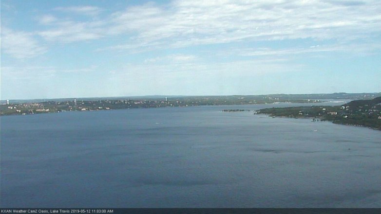 Lake Travis webcam, May 12, 2019 10:05 AM CT