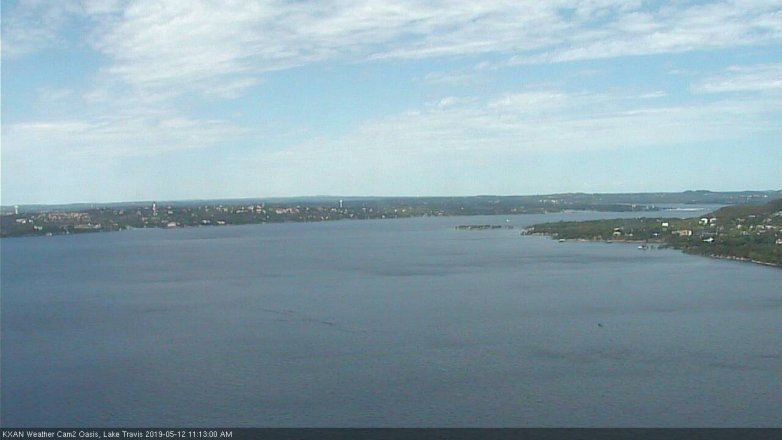Lake Travis webcam, May 12, 2019 10:15 AM CT