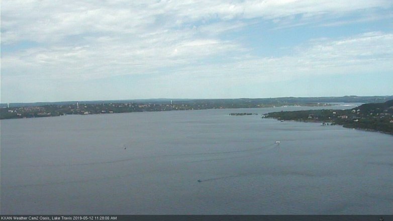 Lake Travis webcam, May 12, 2019 10:30 AM CT