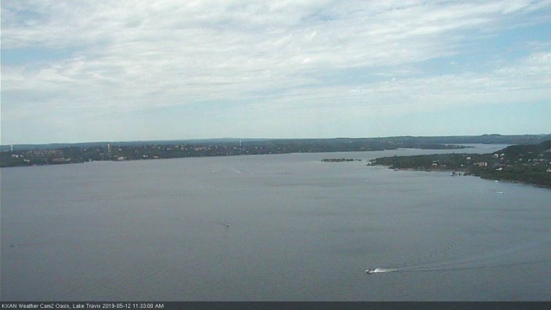 Lake Travis webcam, May 12, 2019 10:35 AM CT