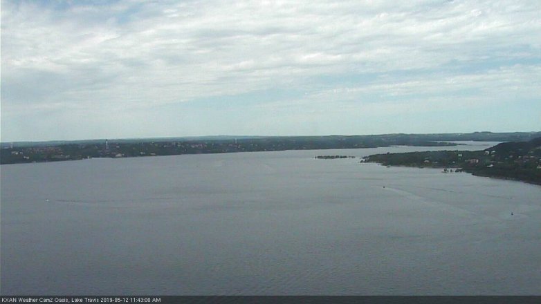 Lake Travis webcam, May 12, 2019 10:45 AM CT