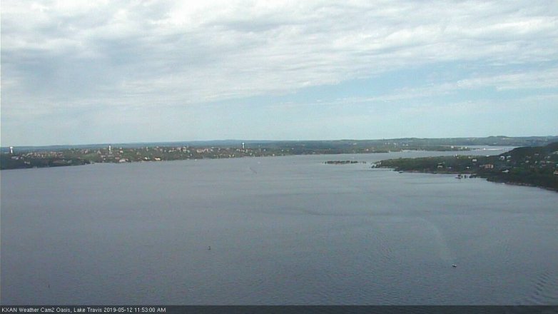 Lake Travis webcam, May 12, 2019 10:55 AM CT
