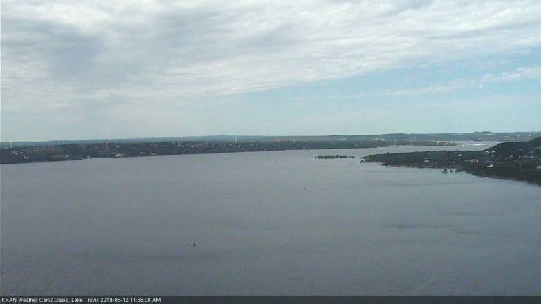 Lake Travis webcam, May 12, 2019 11:00 AM CT