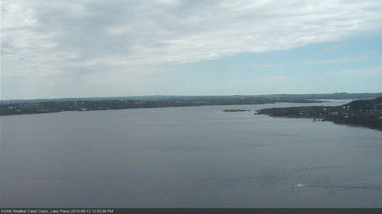 Lake Travis webcam, May 12, 2019 11:05 AM CT