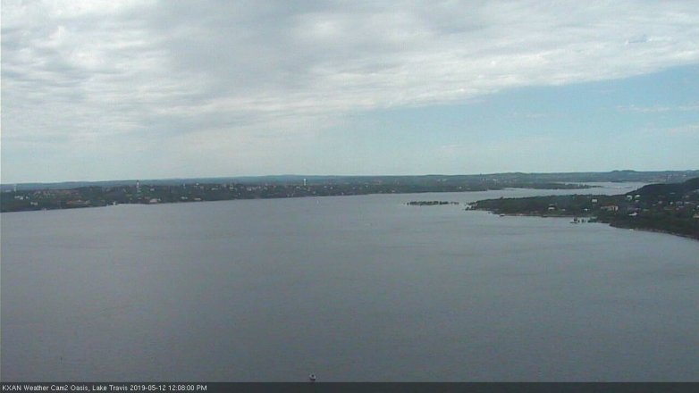 Lake Travis webcam, May 12, 2019 11:10 AM CT