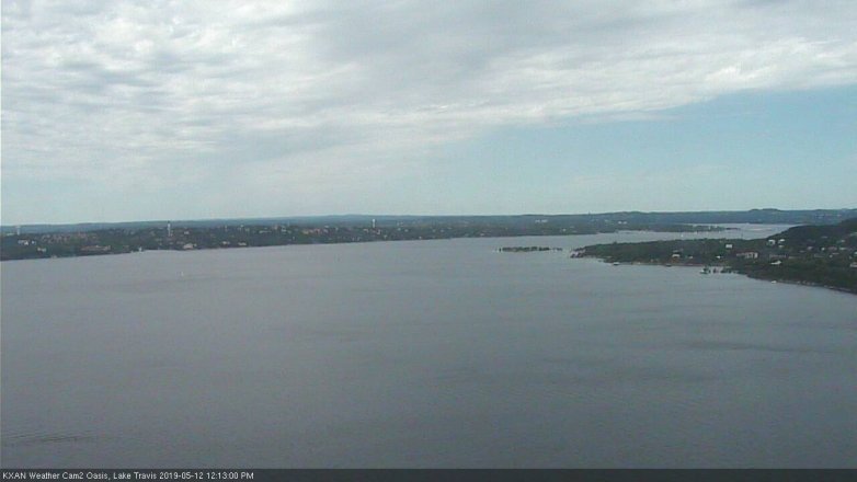 Lake Travis webcam, May 12, 2019 11:15 AM CT