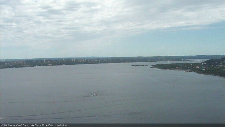 Lake Travis webcam, May 12, 2019 11:20 AM CT