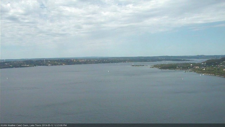 Lake Travis webcam, May 12, 2019 11:25 AM CT